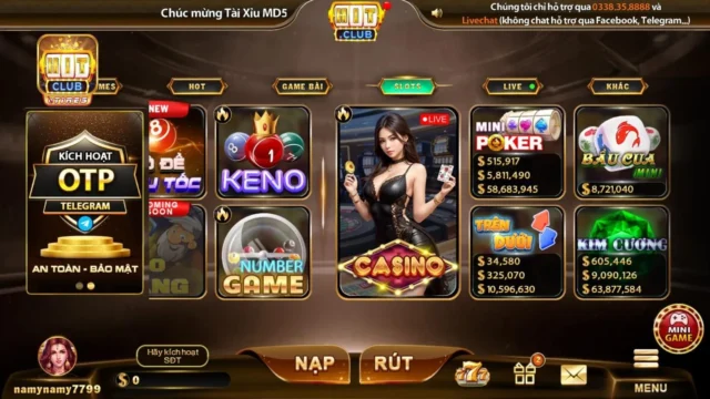 Giới thiệu về giao diện HitClub