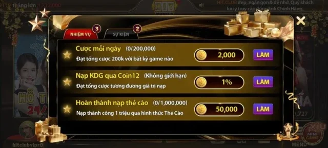 Khuyến Mãi Nạp Tiền Lần Đầu HitClub