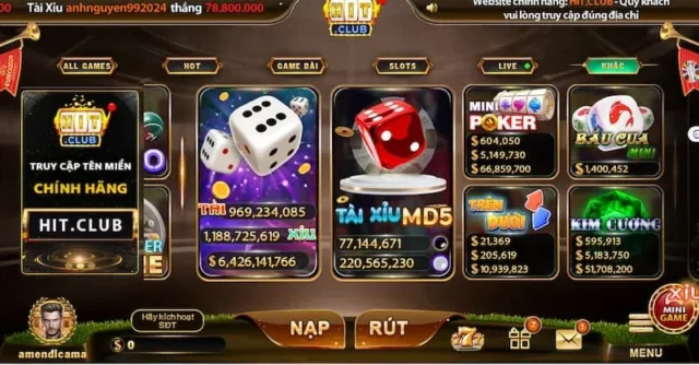 Lý do nên chọn Tài xỉu tại HitClub thay vì các cổng game khác